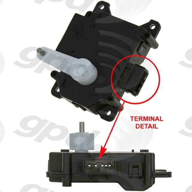 2015, 2014, 2013, 2012, 2011 Chevrolet Caprice HVAC Mode Door Actuator