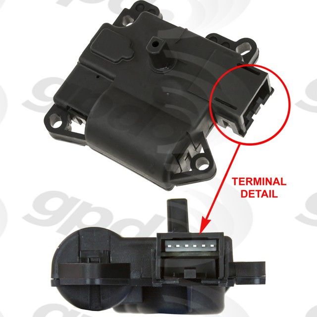2006, 2005, 2004, 2003, 2002, 2001, 2000 Lincoln LS HVAC Recirculation Door Actuator