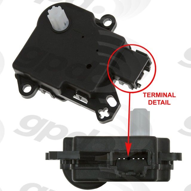 2017, 2016, 2015, 2014, 2013, 2012, 2011 Ford Explorer Interceptor Sedan HVAC Recirculation Door Actuator