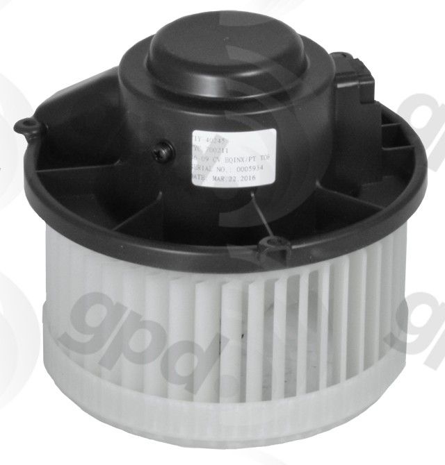 2017, 2016, 2015, 2014, 2013, 2012, 2011, 2010, 2009, 2008, 2007, 2006 Chevrolet Equinox Sport HVAC Blower Motor