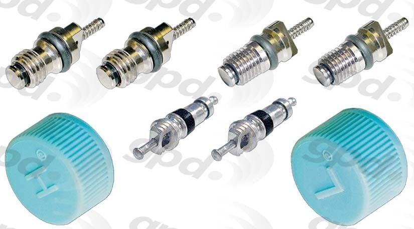A/C System Valve Core and Cap Kit