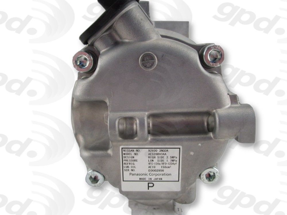 2017, 2016, 2015, 2014, 2013 Nissan LEAF A/C Compressor