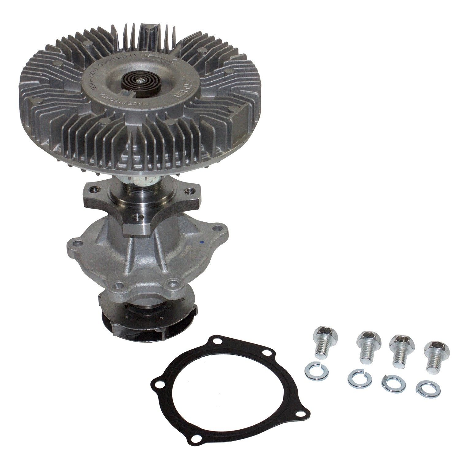 2010, 2009 Hummer H3T Engine Water Pump with Fan Clutch