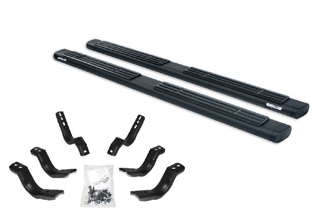 2001-2006 GMC Sierra 3500 Step Nerf Bar Kit - Left and Right (Go Rhino)