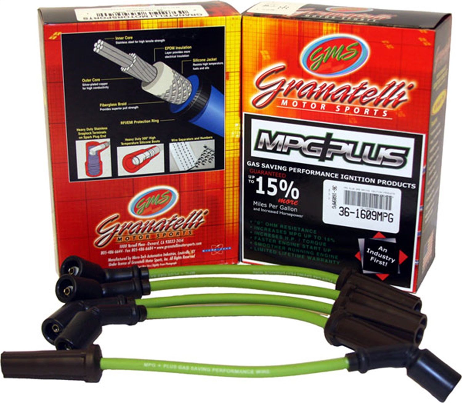 2008, 2007, 2006, 2005, 2004, 2003 Mazda 6 Spark Plug Wire Set