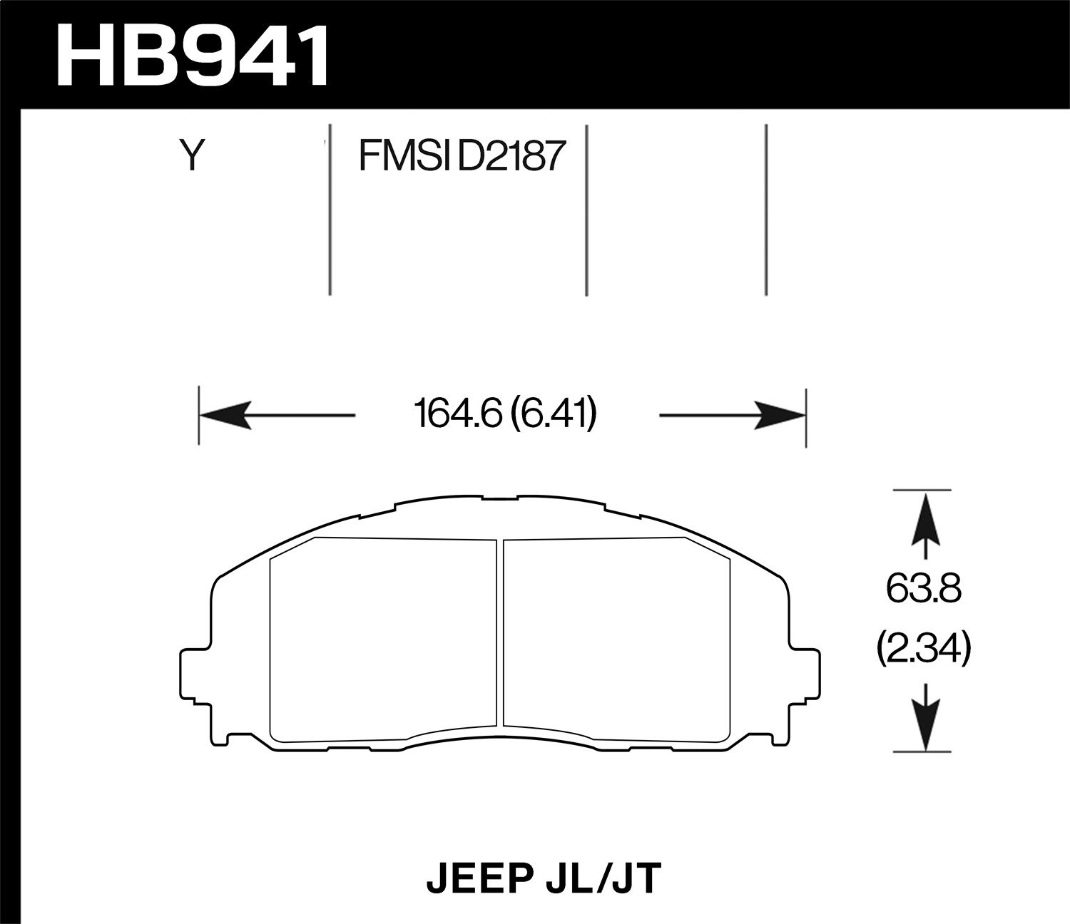 2020 Jeep Gladiator Disc Brake Pad Set