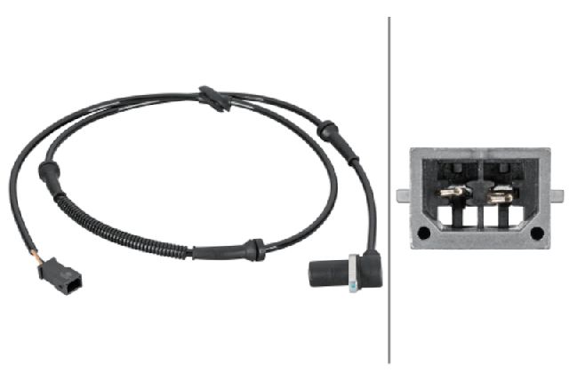 2002-2004 Audi A4 ABS Wheel Speed Sensor - Rear Left or Rear Right (Hella)