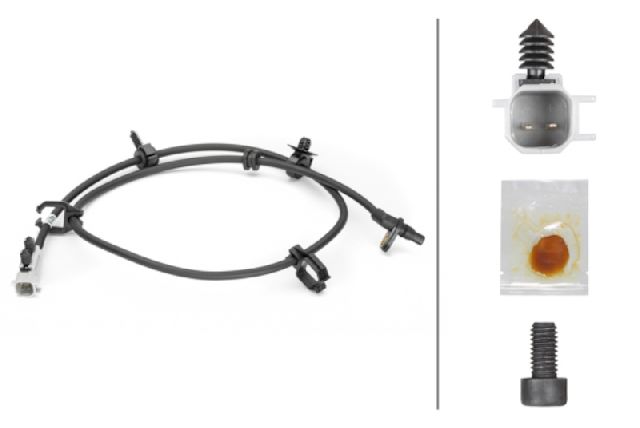 2004-2006 Chrysler Pacifica ABS Wheel Speed Sensor - Rear Left or Rear Right (Hella)