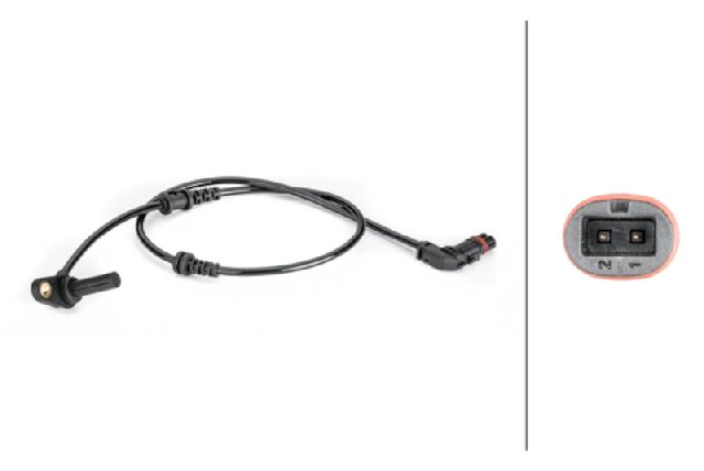 2012-2014 Mercedes-Benz CLS550 ABS Wheel Speed Sensor - Front Right (Hella)