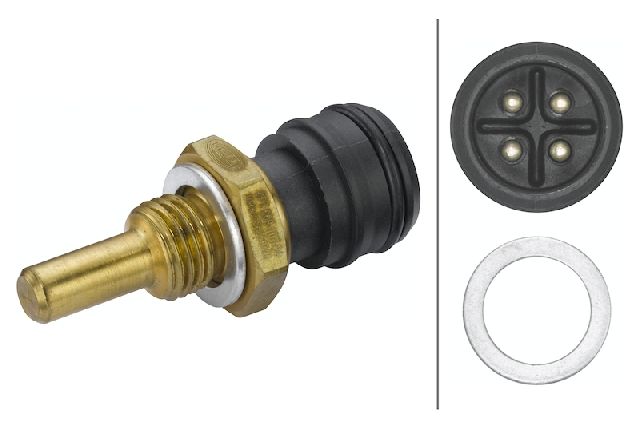 1994-1995 Mercedes-Benz S600 Engine Coolant Temperature Sensor (Hella)