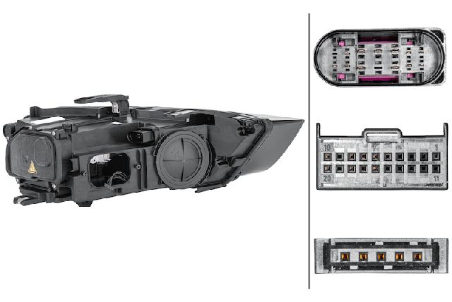 2015-2018 Audi Q3 Headlight Assembly - Left (Hella)