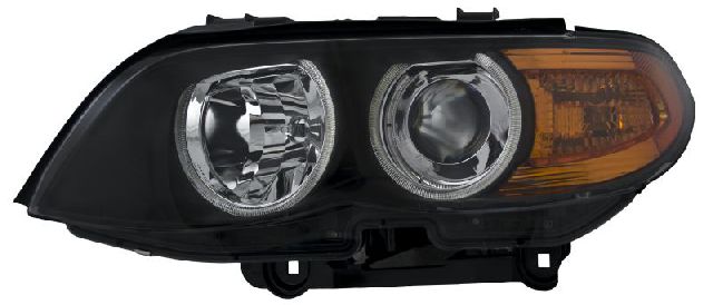 2004-2006 BMW X5 Headlight Assembly - Left (Hella)