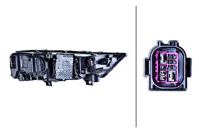 2020-2022 Audi Q7 Headlight Assembly - Left (Hella)