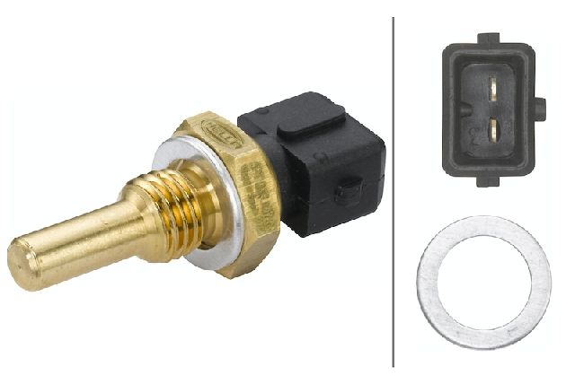 1989 Volvo 244 Engine Coolant Temperature Sensor (Hella)