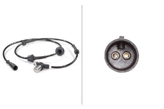 1990-1992 Volkswagen Jetta ABS Wheel Speed Sensor - Front Left or Front Right (Hella)