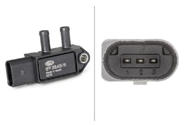 2014-2015 Volkswagen Golf Exhaust Gas Differential Pressure Sensor (Hella)