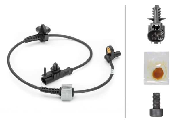2007-2013 Chevrolet Avalanche ABS Wheel Speed Sensor - Front or Front Left or Front Right (Hella)