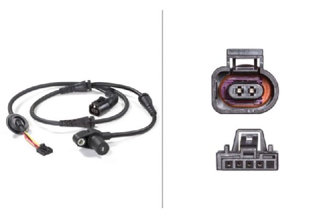2002-2003 Audi A4 ABS Wheel Speed Sensor - Front Left or Front Right (Hella)