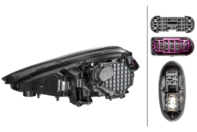 2015-2018 Porsche Cayenne Headlight - Right (Hella)