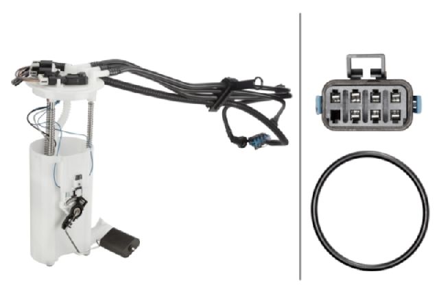 1996-1998 Chevrolet Cavalier Fuel Pump and Sender Assembly (Hella)