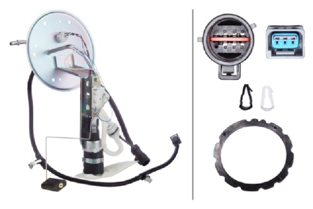 2003-2004 Lincoln Town Car Fuel Pump and Sender Assembly (Hella)