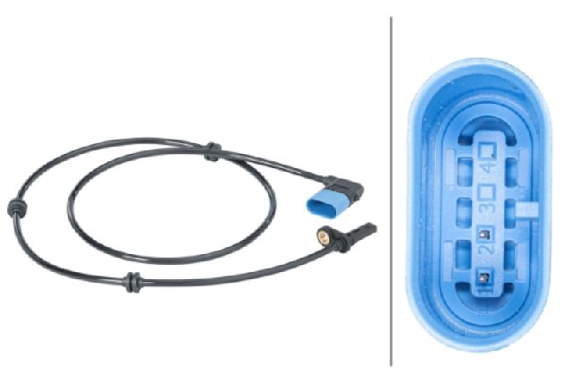 2015-2020 Mercedes-Benz GLA250 ABS Wheel Speed Sensor - Rear (Hella)