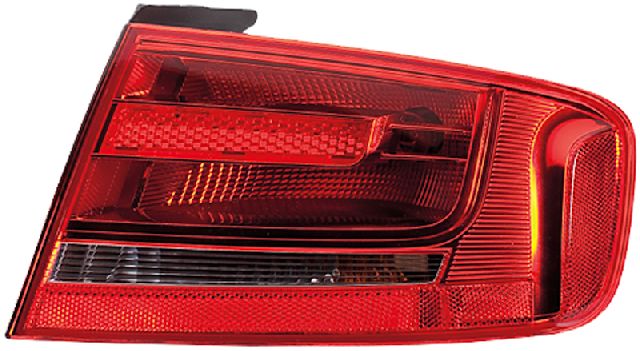 2009-2012 Audi A4 Tail Light - Right Outer (Hella)
