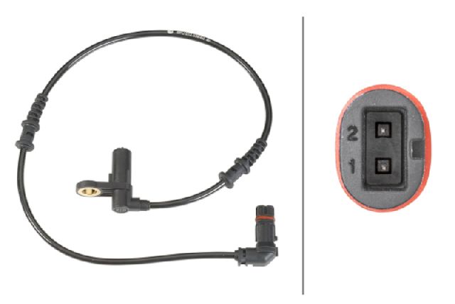 2001-2002 Mercedes-Benz S600 ABS Wheel Speed Sensor - Front Left or Front Right (Hella)