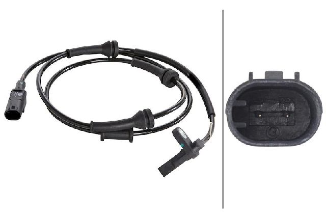 2009-2019 Fiat 500 ABS Wheel Speed Sensor - Front (Hella)