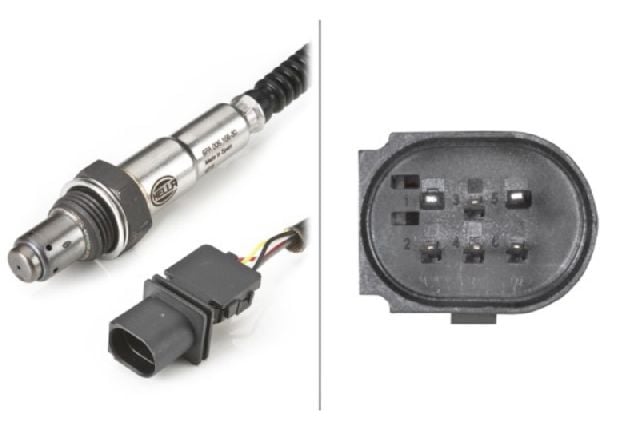 2006-2007 Mercedes-Benz C280 Oxygen Sensor - Front Right (Hella)