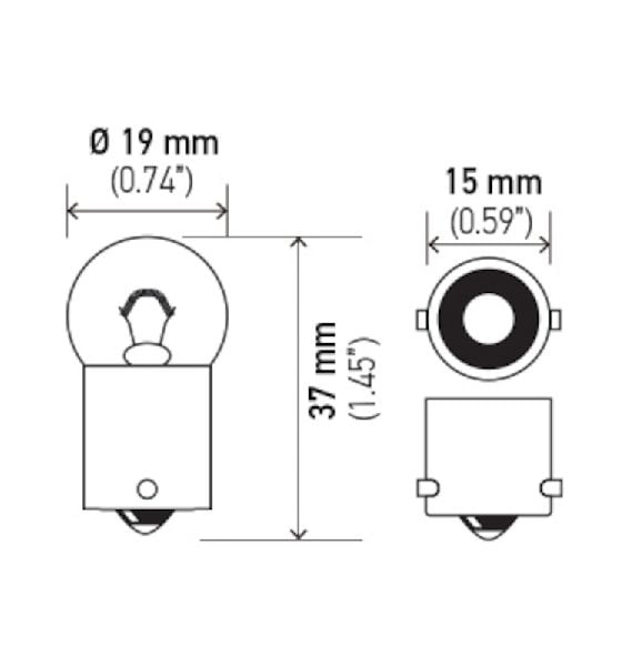 2007-2013 Ford Transit Dome Light Bulb (Hella)