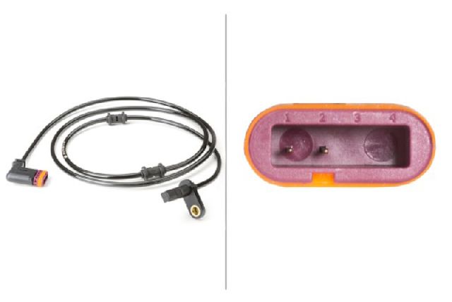 2007-2011 Mercedes-Benz CLS550 ABS Wheel Speed Sensor - Rear or Rear Left or Rear Right (Hella)