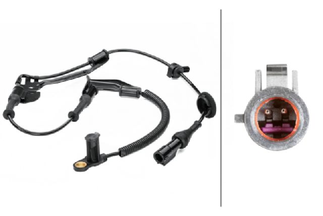 2009-2012 Ford Escape ABS Wheel Speed Sensor - Front Left (Hella)
