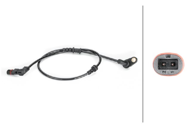 2012-2014 Mercedes-Benz CLS550 ABS Wheel Speed Sensor - Front Left (Hella)