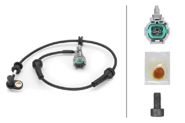2005-2015 Nissan Xterra ABS Wheel Speed Sensor - Front or Front Left or Front Right (Hella)