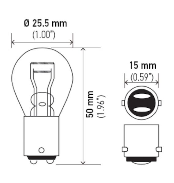 1985-1991 GMC Jimmy Multi-Purpose Light Bulb (Hella)