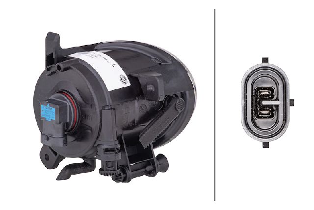 2009-2011 Audi A6 Fog Light - Front Left (Hella)