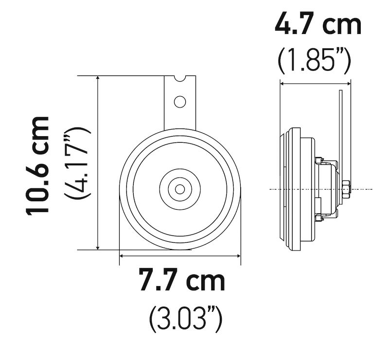 2008, 2007, 2006, 2005, 2004, 2003 Honda Element Horn