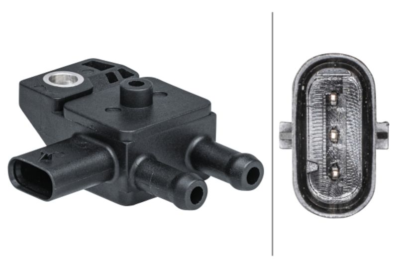 2016, 2015, 2014 BMW 535d Exhaust Gas Differential Pressure Sensor