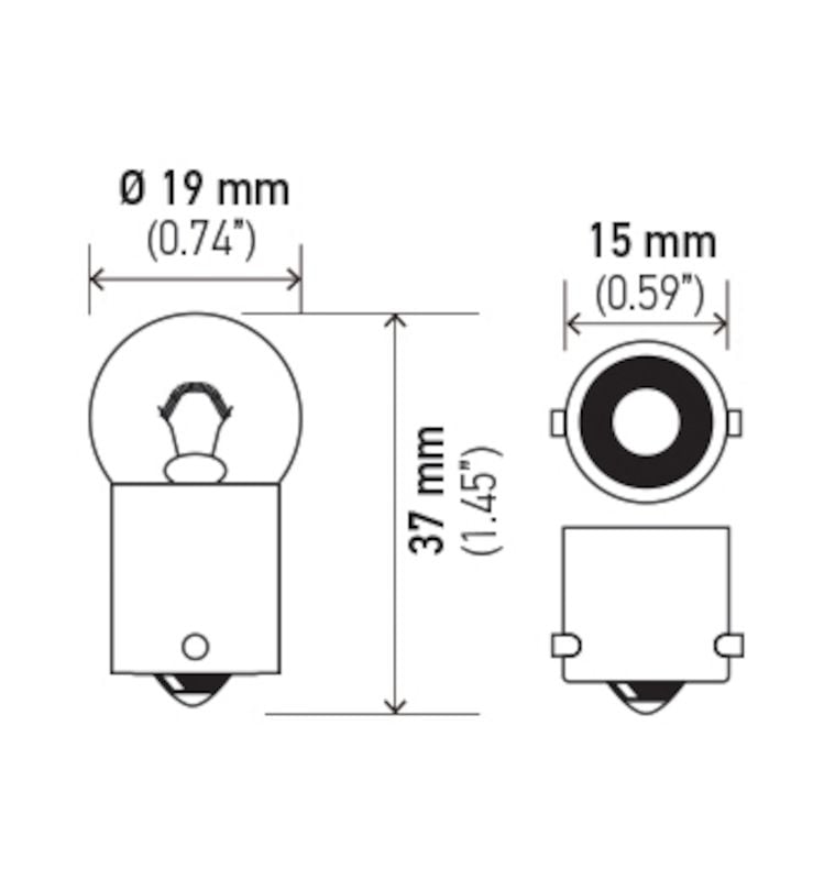 2013, 2012, 2011, 2010, 2009, 2008, 2007 Ford Transit License Plate Light Bulb