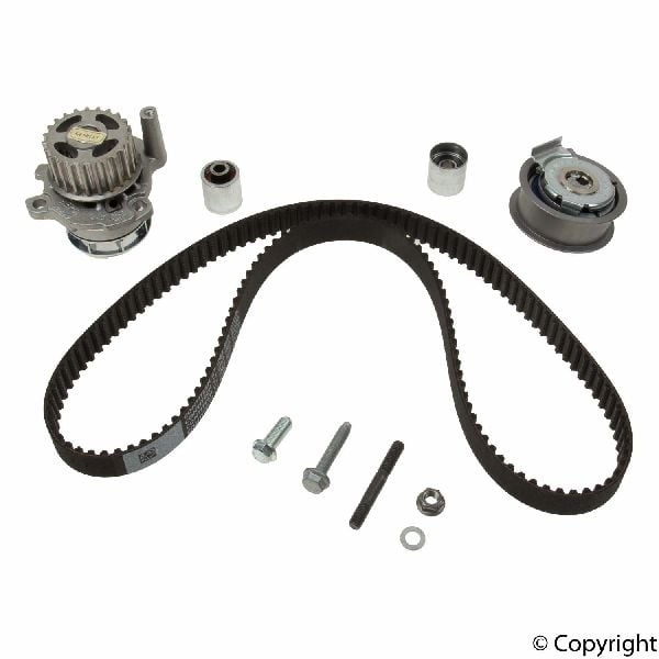 2005-2009 Audi A4 Engine Timing Belt Kit with Water Pump (Hepu)