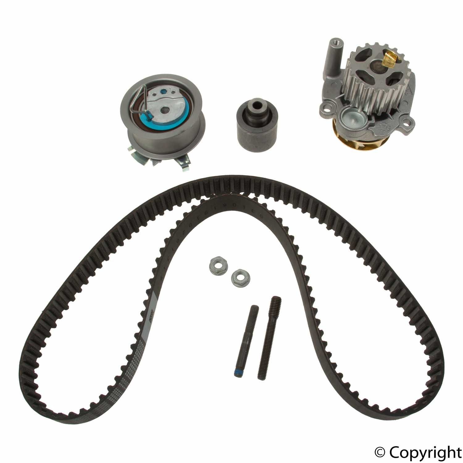 2007, 2006, 2005 Volkswagen Jetta Engine Timing Belt Kit with Water Pump