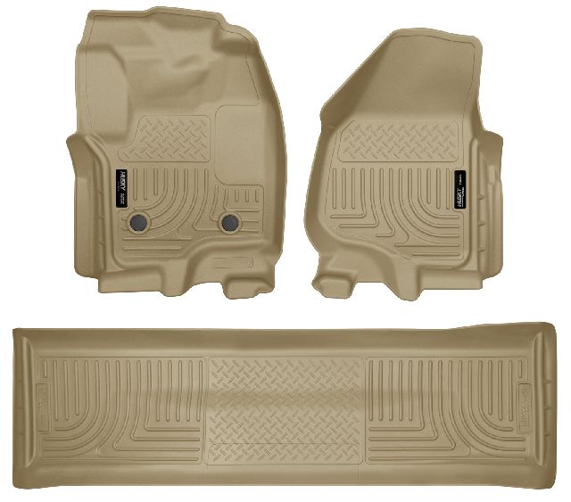 2012-2016 Ford F-250 Super Duty Floor Liner - Front and Rear (Husky Liners)