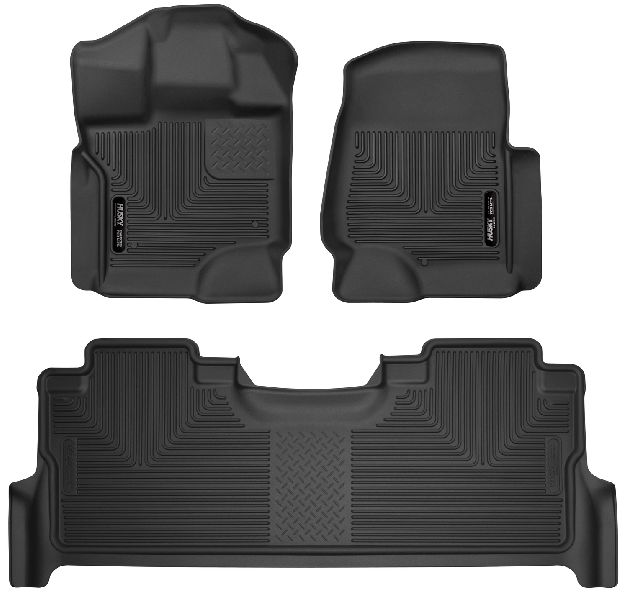 2017-2024 Ford F-250 Super Duty Floor Liner - Front and Rear (Husky Liners)