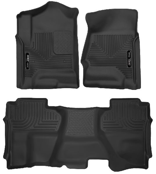 2015-2019 GMC Sierra 2500 HD Floor Liner - Front and Rear (Husky Liners)