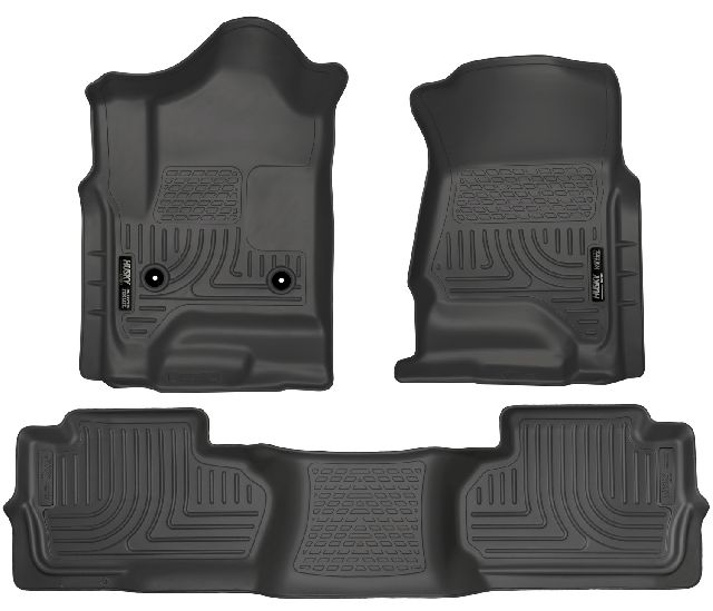2015-2019 GMC Sierra 2500 HD Floor Liner - Front and Rear (Husky Liners)