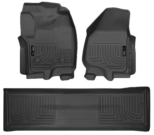 2012-2016 Ford F-250 Super Duty Floor Liner - Front and Rear (Husky Liners)