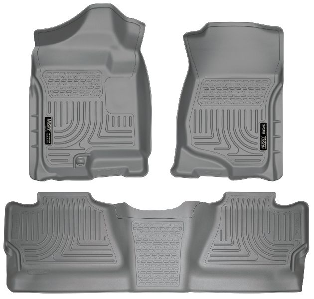 2007-2014 GMC Sierra 2500 HD Floor Liner - Front and Rear (Husky Liners)