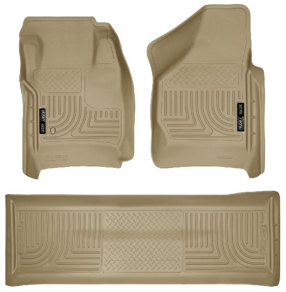 2008-2010 Ford F-250 Super Duty Floor Liner - Front and Rear (Husky Liners)
