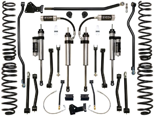 2007-2017 Jeep Wrangler Suspension Lift Kit - Front and Rear (ICON Vehicle Dynamics)